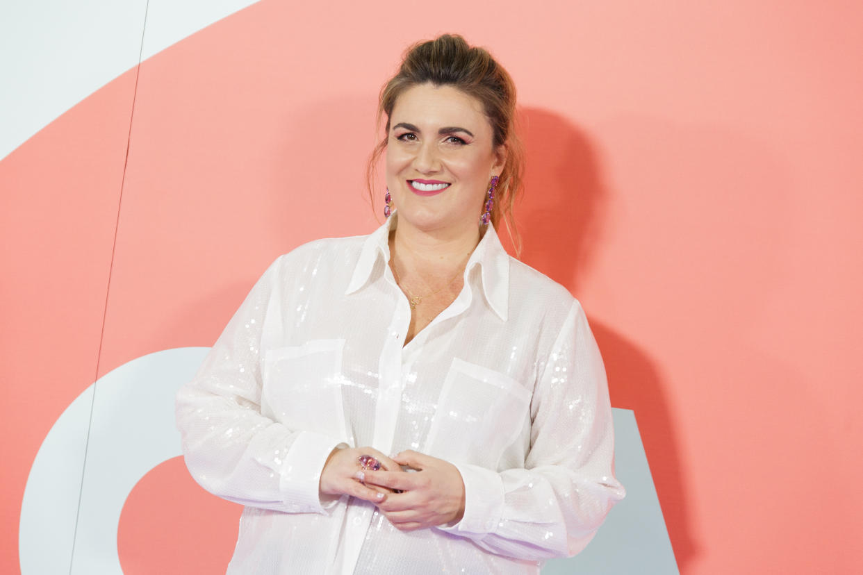 MADRID, SPAIN - MARCH 08: Carlota Corredera attends 'Mujeres Cantan A Rocio Jurado' photocall at WiZink Center on March 08, 2022 in Madrid, Spain.  (Photo by Patricia J. Garcinuno/Getty Images)