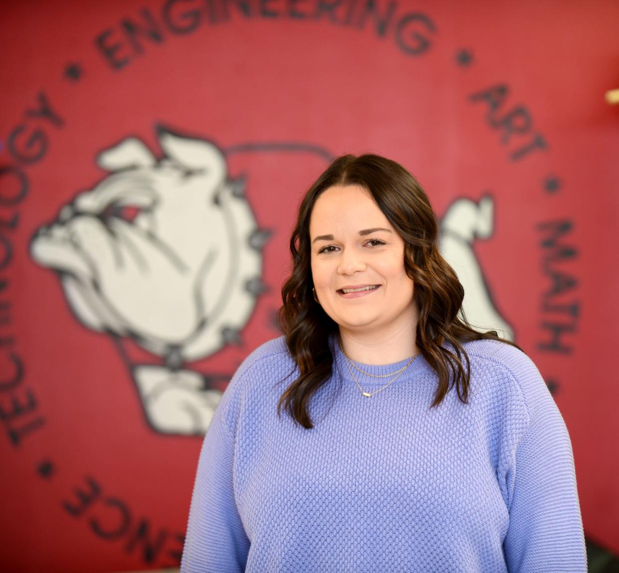 McKenzie Harder, seventh-grade science teacher at STEAMM Academy in Canton, the Canton Repository Teacher of the Month for March. Wednesday, March 06, 2024.