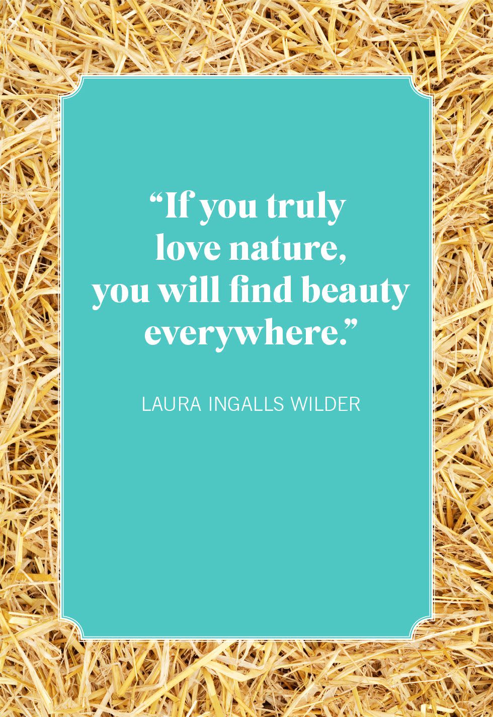 nature quotes laura ingallas wilder