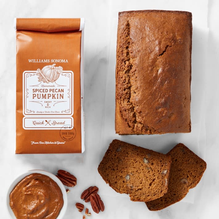 <p><a href="https://go.redirectingat.com?id=74968X1596630&url=https%3A%2F%2Fwww.williams-sonoma.com%2Fproducts%2Fpumpkin-spice-quick-bread-mix&sref=https%3A%2F%2Fwww.townandcountrymag.com%2Fleisure%2Fg12237114%2Fbest-thanksgiving-hostess-gift-ideas%2F" rel="nofollow noopener" target="_blank" data-ylk="slk:Shop Now;elm:context_link;itc:0;sec:content-canvas" class="link ">Shop Now</a></p><p>Spiced Pecan Pumpkin Quick Bread Mix</p><p>williams-sonoma.com</p><p>$11.99</p>