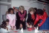 <p>At Henry Street, the Princess was joined by Matilda Cuomo, the former First Lady of New York and mother to Andrew and Chris Cuomo. The pair played with some of the children at the Lower East Side center. </p>