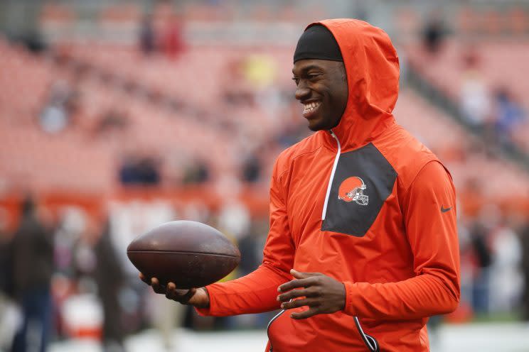 Robert Griffin returned to practice Wednesday for the Browns (AP)
