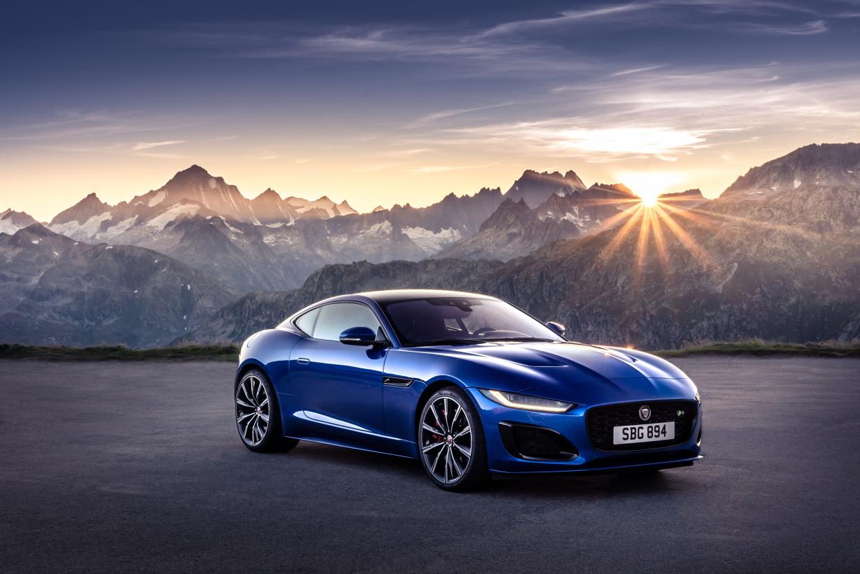 2021 Jaguar F-Type.