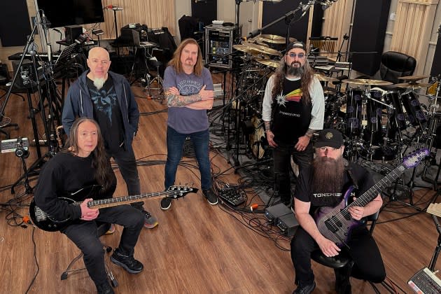 Dream Theater in the studio, 2024. - Credit: Courtesy of Dream Theater