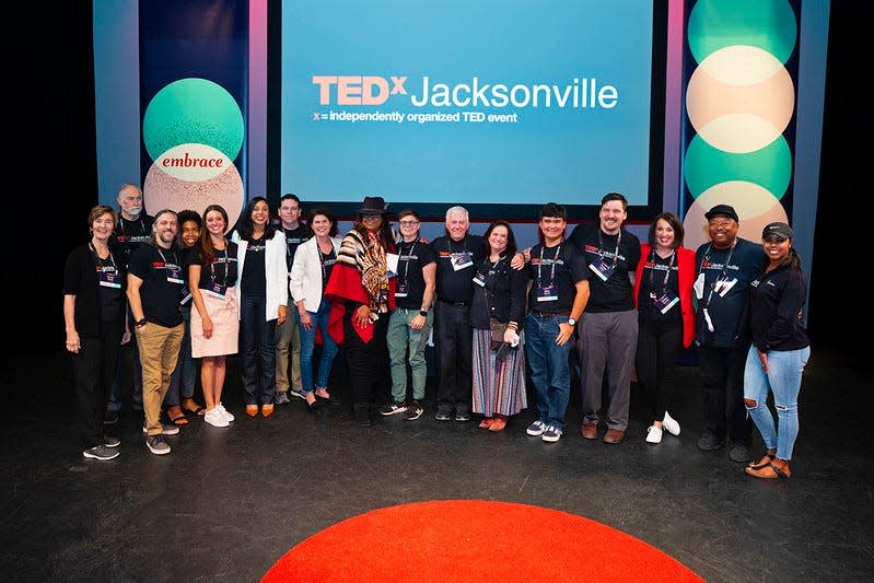 TedX Jacksonville volunteers are responsible for putting on the speaking events