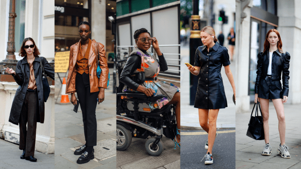 On the street at London Fashion Week Spring 2022. <p>Photos: Imaxtree</p>