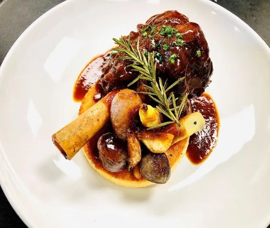 <p>Julio Genao</p><p>An elegant Easter dinner with a restaurant-quality dish easily made at home.</p><p><strong>Get the recipe: <a href="https://parade.com/1352853/kelli-acciardo/lamb-shank/" rel="nofollow noopener" target="_blank" data-ylk="slk:Braised Lamb Shank;elm:context_link;itc:0;sec:content-canvas" class="link ">Braised Lamb Shank</a></strong></p>