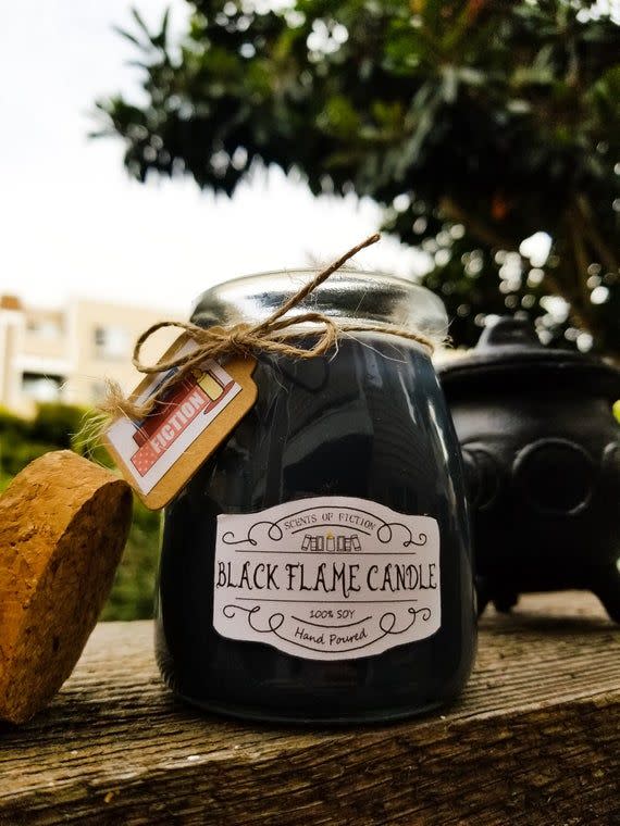 Black Flame Candle