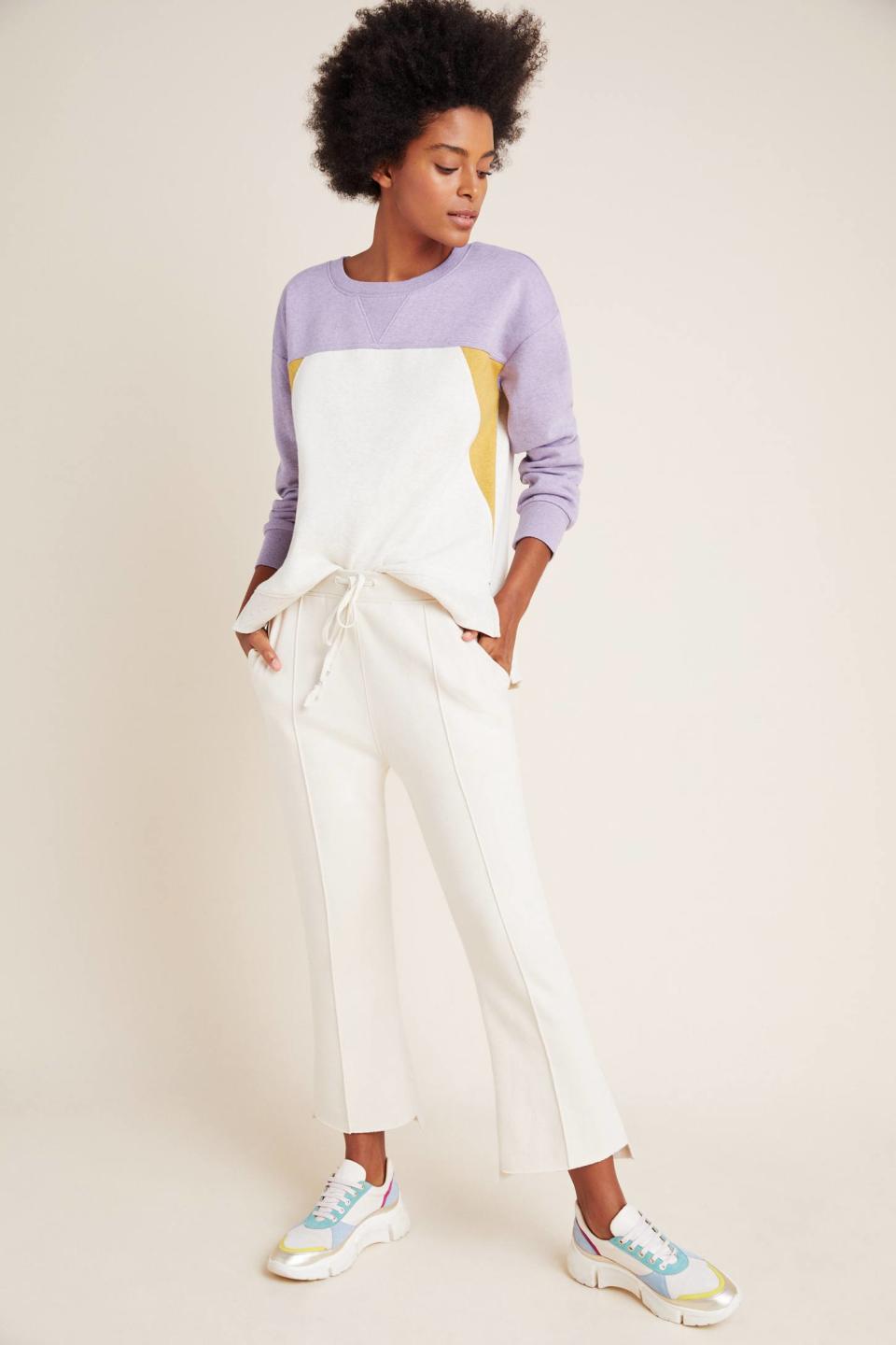 9) Corine Colorblocked Sweatshirt