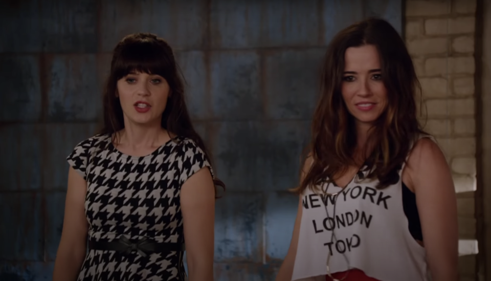Jess and Abby from "New Girl"