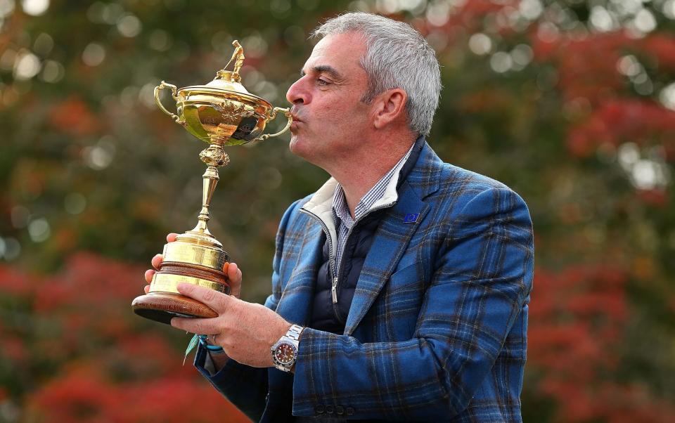 Paul McGinley knows what it takes to beat the US having lead Europe to victory in 2014 - GETTY IMAGES