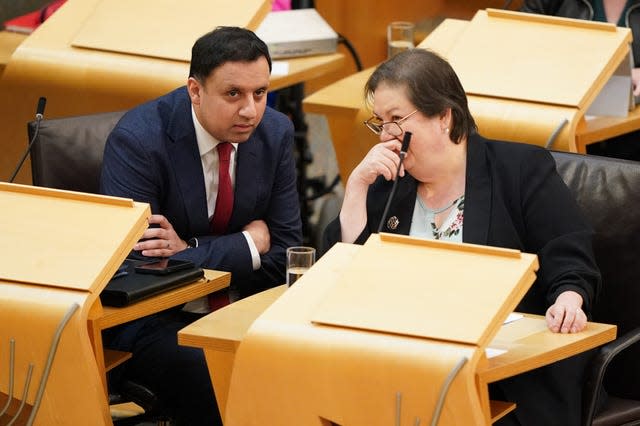 Anas Sarwar and Dame Jackie Baillie