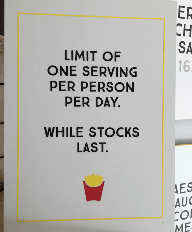 Sorry guys, one chip order per person each day.