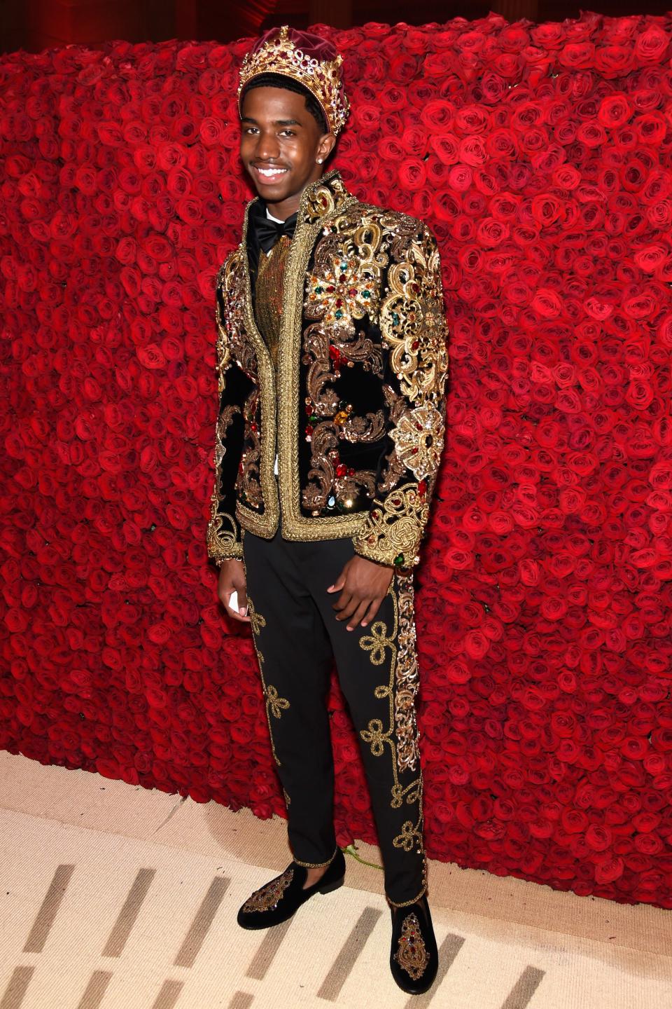 Christian Combs 
 in Dolce & Gabbana