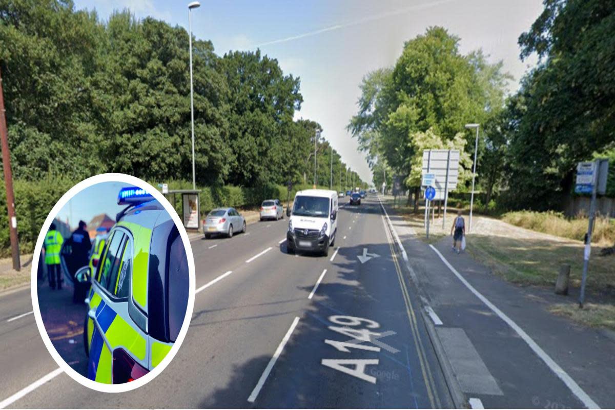 The crash happened on the A149 Caister Road <i>(Image: Google Maps)</i>