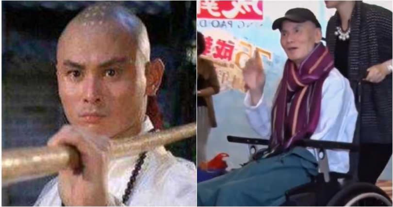 香港武打明星劉家輝，過去意氣風發，但從9年前腦中風跌傷，造成半身不遂後，最近模樣曝光，讓人看了心酸。（圖／翻攝微博）