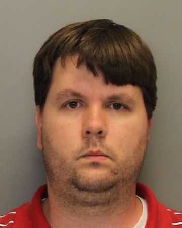 Justin Ross Harris is seen in a booking photo from the Cobb County Sheriff’s Office. REUTERS/Handout via Cobb County Sheriff’s Office