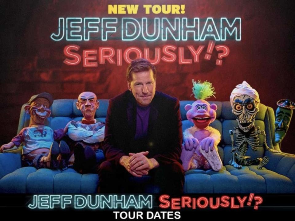 Jeff Dunham is an American comedian and ventriloquist who rose to global stardom in the 2000s. (www.jeffdunham.com - image credit)