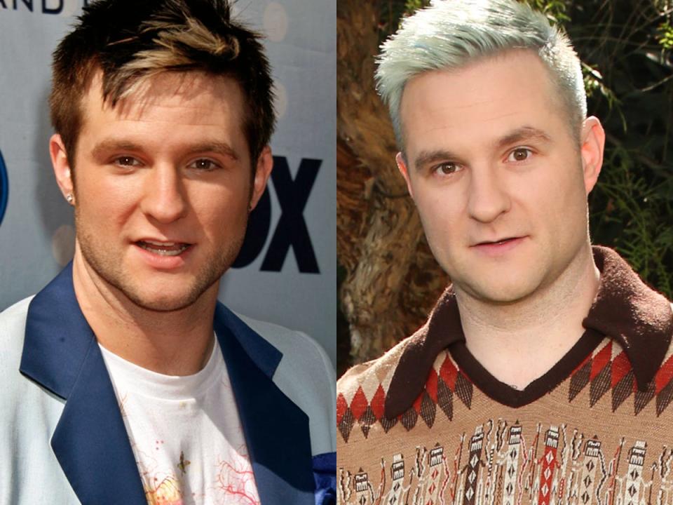 blake lewis at american idol finale and blake lewis at a hallmark channel event in 2019