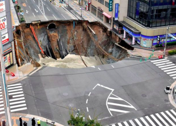 Fukuoka sinkhole