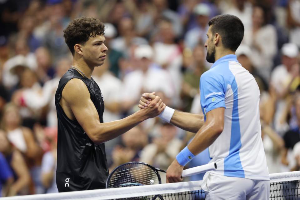 Djokovic and Shelton have only met once but it left an impression on the 24-time grand slam champion (Getty Images)