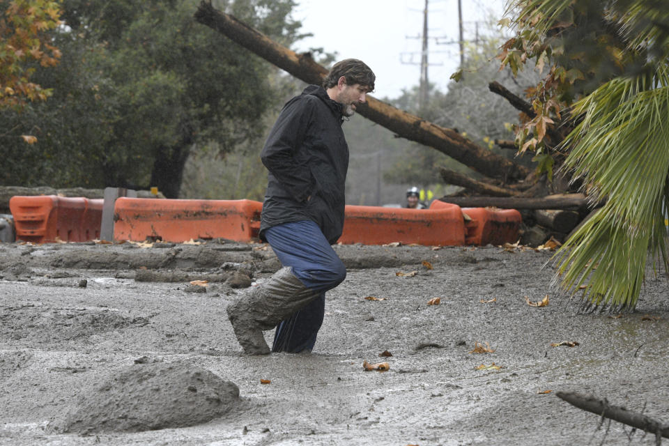 Record rain and mudslides hit California