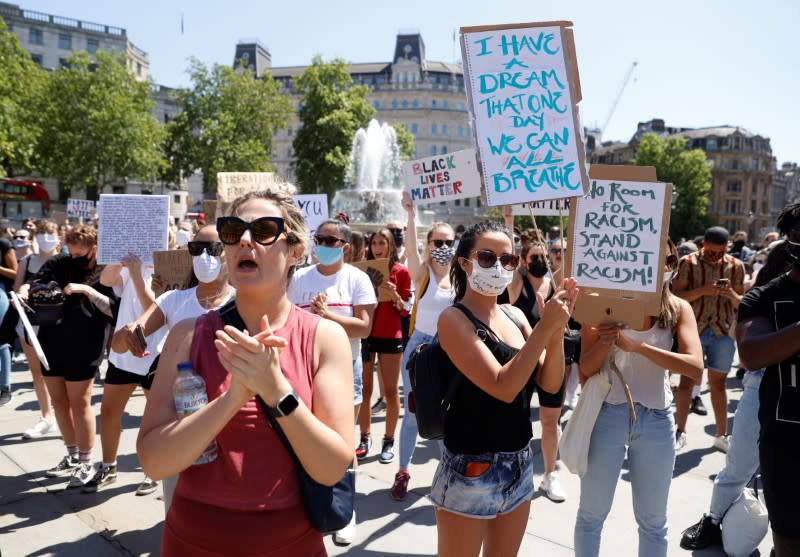 Protest against the death of George Floyd, in London