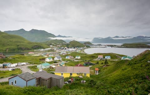 Houses on Dutch Harbour - Credit: Getty