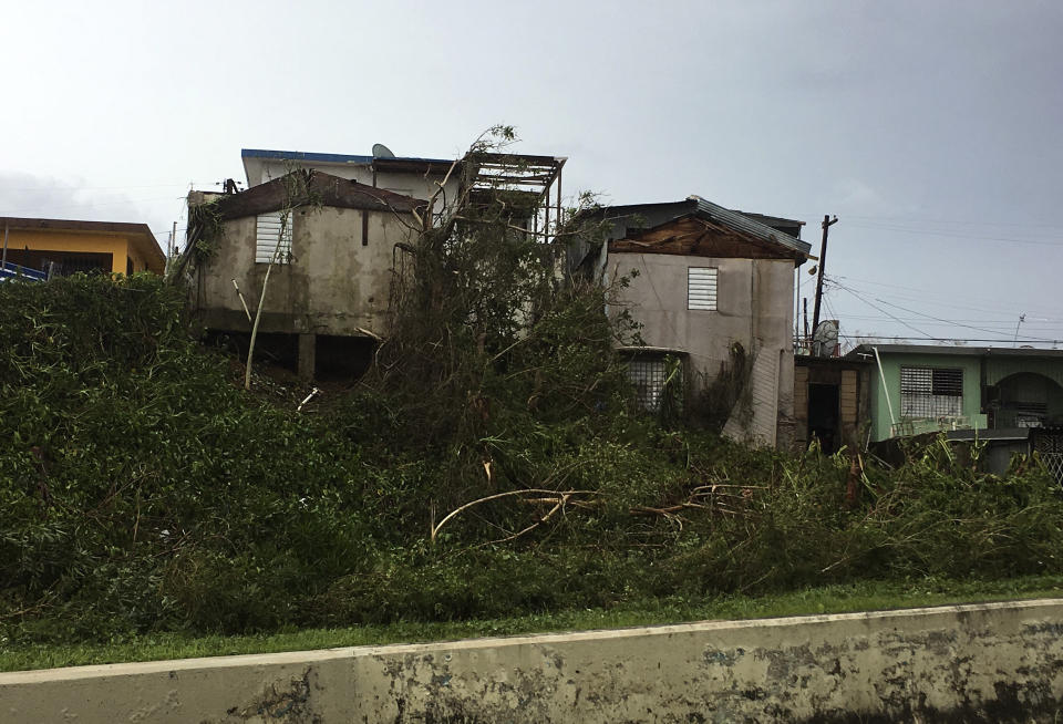 GRA206. San Juan (Puerto Rico). 21/09/2017,- Daños causados por el devastador huracán María, que el miércoles azotó Puerto Rico con vientos de más de 200 kilómetros por hora ocasionando inundaciones y destrozos en toda la isla. EFE/Jorge Muñiz