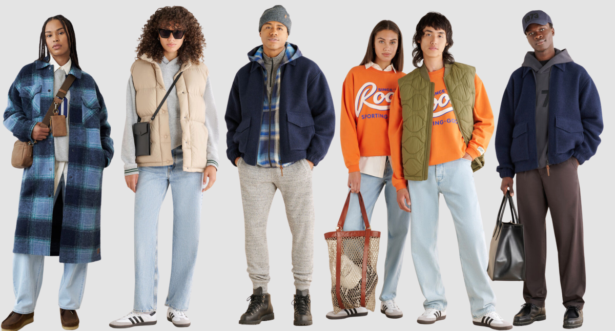 Fall fashion, eh? Everything from the Roots fall collection screams  'Canadiana