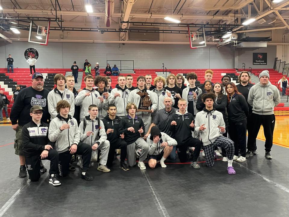 Three Rivers won a regional championship on the mats on Wednesday.