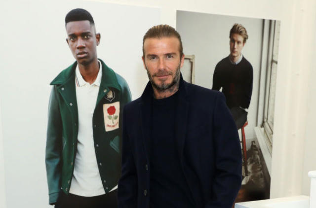 David Beckham Kent and Curwen collaboration