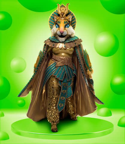 <p>Michael Becker / FOX</p> Cleocatra on 'The Masked Singer'