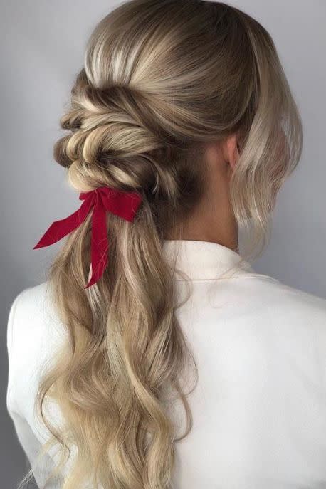 Twisted Low Ponytail