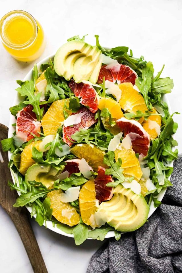 Mandarin Orange Salad (With a Citrus Dressing) - Chelsea's Messy Apron