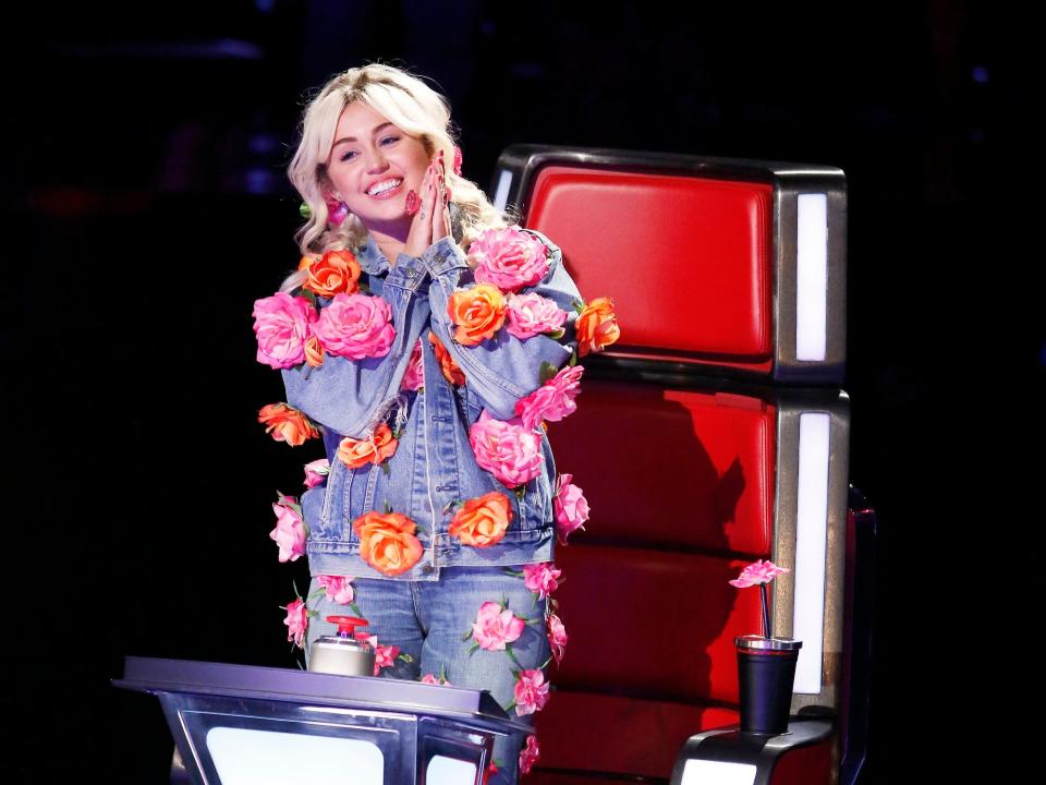 miley cyrus the voice