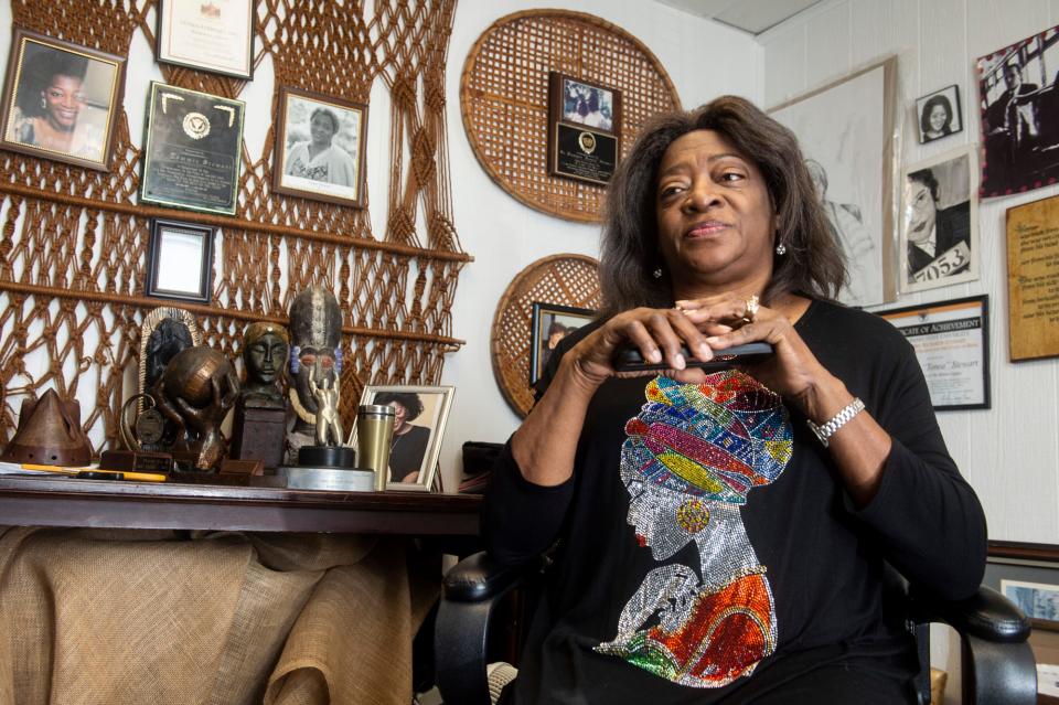 Tonea Stewart poses for a portrait at her office in Montgomery on Nov. 19, 2020.