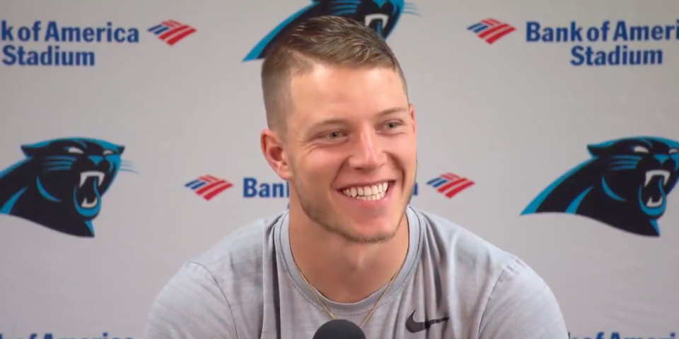 Christian McCaffrey press conference