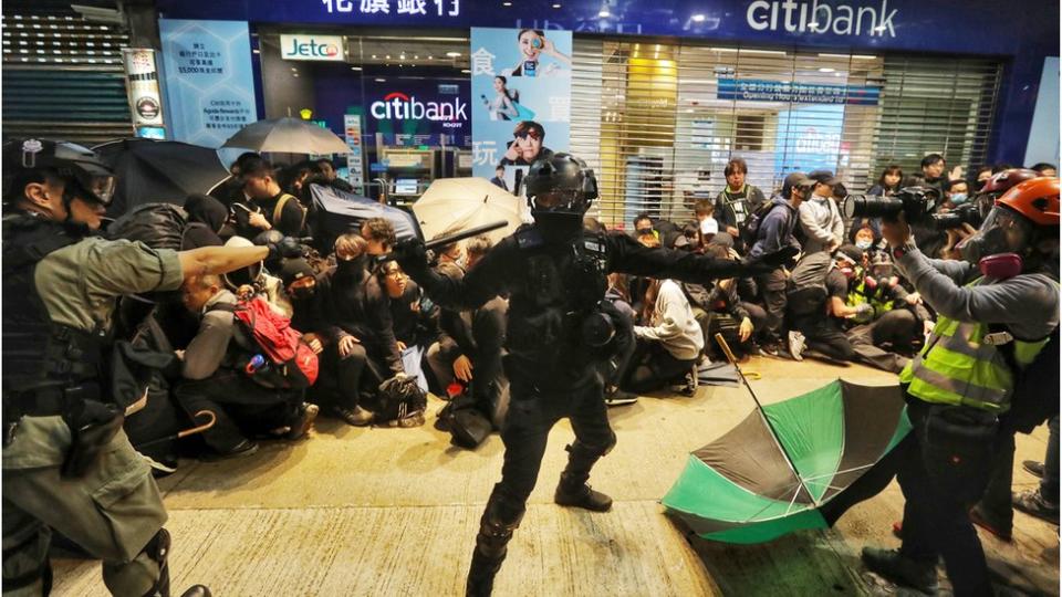 新年香港示威