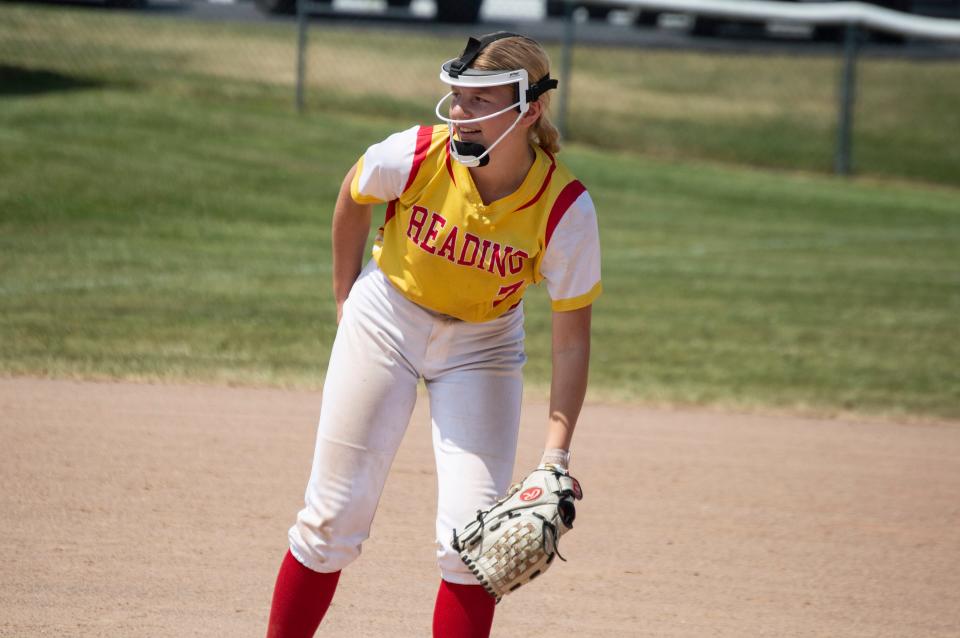 Reading junior Ariana McDowell is one of the two returning dream team pitchers from last spring and will be one of the top prep softball pitchers this season in Hillsdale County.