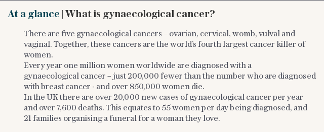 At a glance | What is gynaecological cancer?