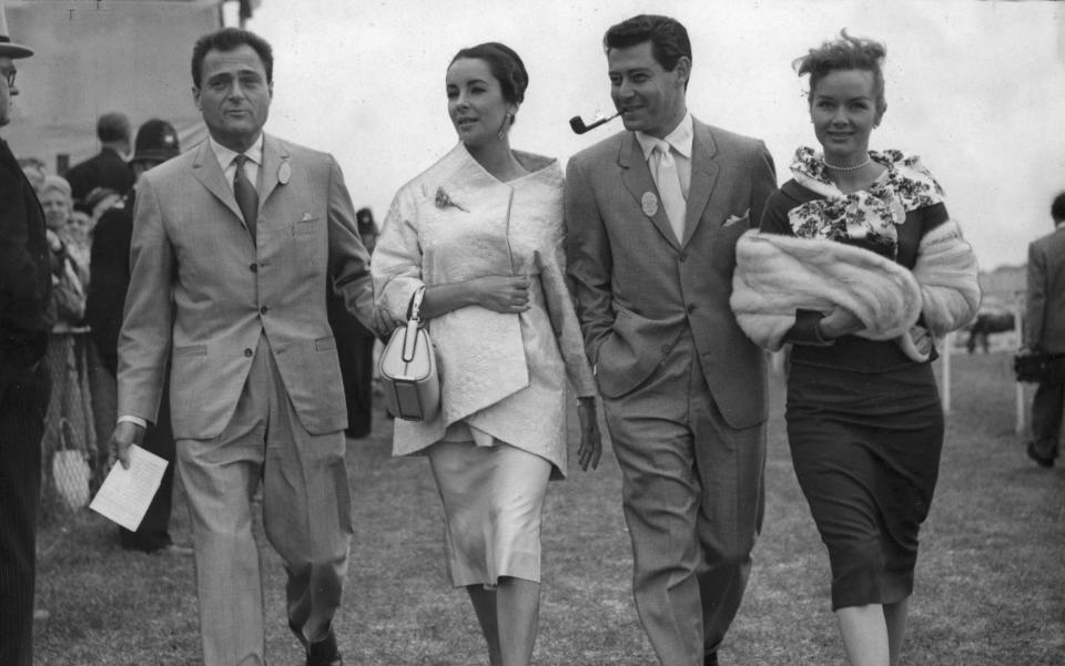 Tempestuous affair: Elizabeth Taylor and Michael Todd on Epsom Downs - AP