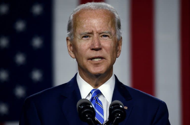 Le candidat démocrate à la présidentielle Joe Biden, le 14 juillet 2020 à Wilmington, dans le Delaware - Olivier DOULIERY © 2019 AFP