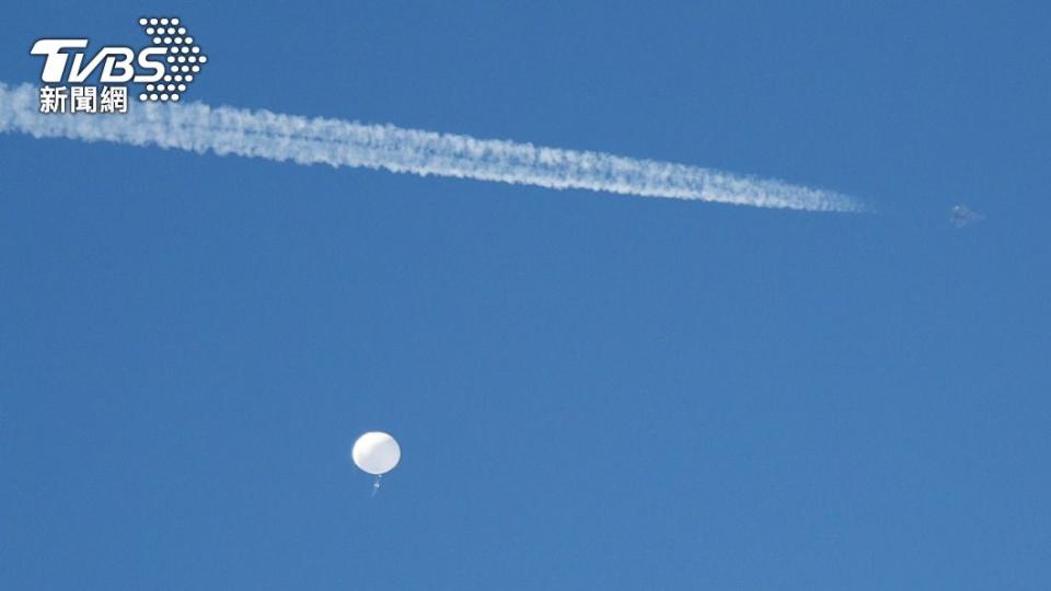 美軍日前擊落一枚中國高空氣球。（圖／達志影像路透社）