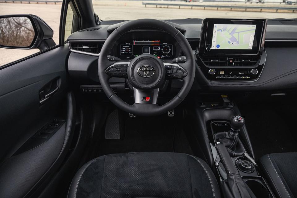 2024 toyota gr corolla interior