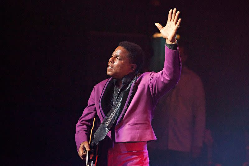 FILE PHOTO: Tito Jackson performs during Unity Tour in New York