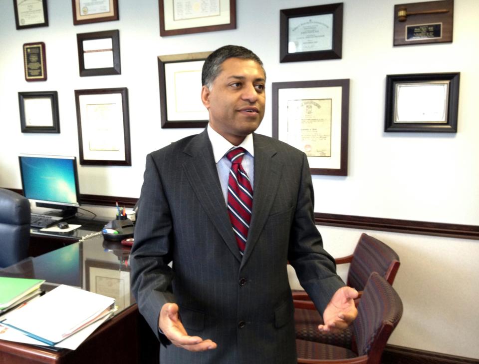 Dr. Rahul Gupta in Charleston, W.Va., in 2015.