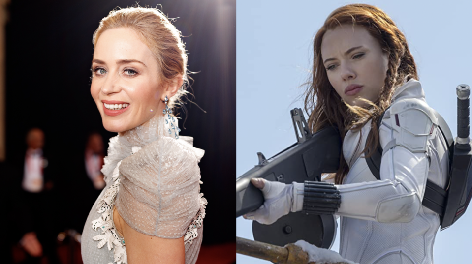 7) Emily Blunt as Black Widow in 'The Avengers'