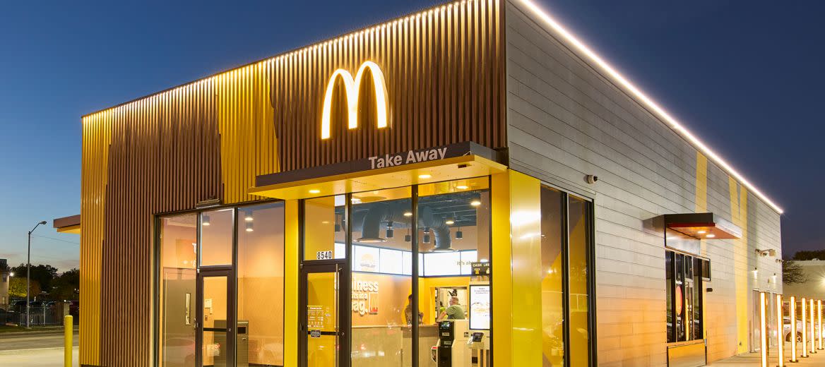 The new McDonald’s test restaurant located just outside Fort Worth, Texas (Courtesy: McDonald's)