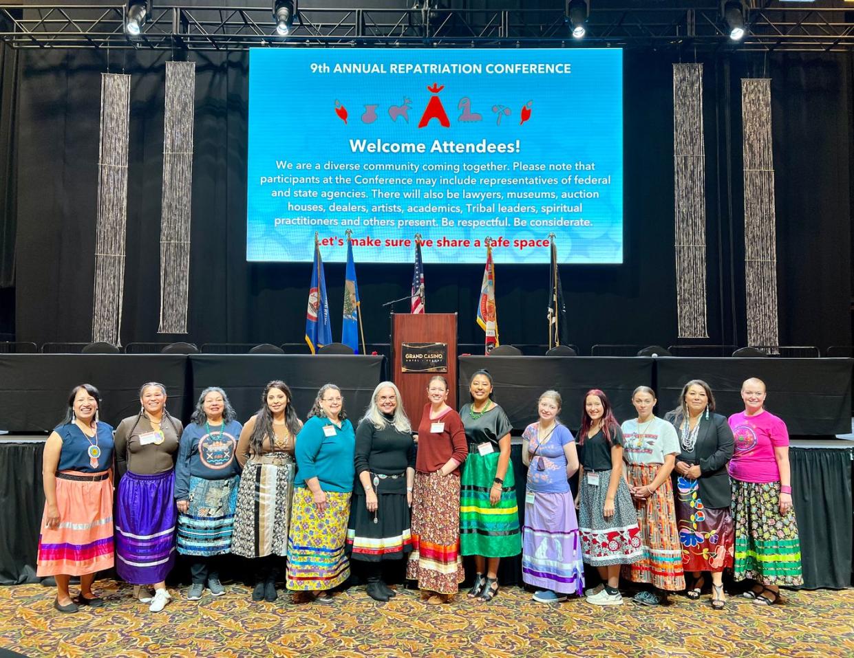 Happy Ribbon Skirt Day from the 9th Annual Repatriation Conference in Shawnee, Oklahoma. (Photo/AAIA)